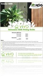Rainwater HOG General Pricing (call for Trade)