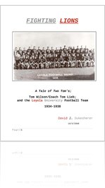 Fighting Lions; Tom Wilson and Coach Tom Lieb at Loyola University(compatible copy)
