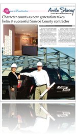 Anita Stacey -- Cowden-Woods Design Builders Ltd. (GTA Construction Report, Feb. 2010)