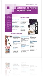 Selección de revistas especializadas