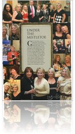 Mistletoe Lunch in aid of Cancer Care, Miss Victoria Genevieve and Miss Amie Bradley