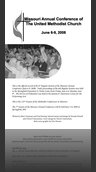 Missouri Annual Conference Journal 2008