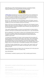 Alfred Bergman, CEO of SLS Residential Announces