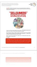 Trend report - Sellsumers