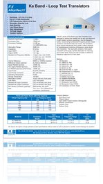 Atlantic Microwave, Loop Test Translators - Ka Bands, Carpatec, Sweden