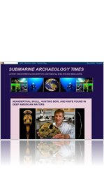 (1.) NORTH AMERICAN NEANDERTHAL.  (SubmarineArchaeologyTimes.blogspot.com)