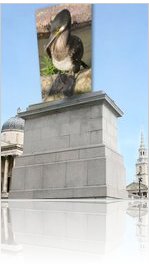 Cormorant on Plinth , but is it Art ?