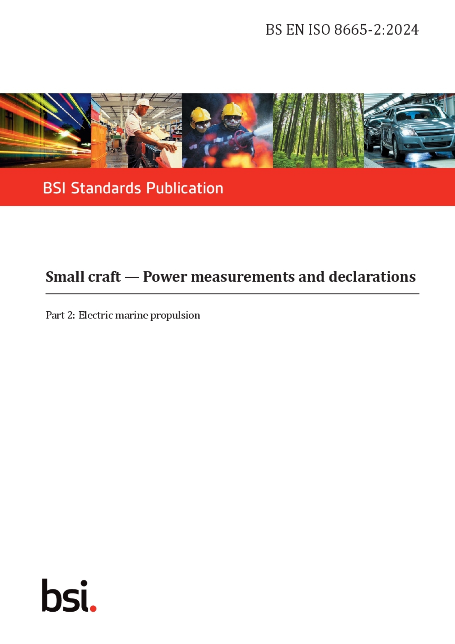 Small craft – Power measurements and declarations (8665-2:2024)